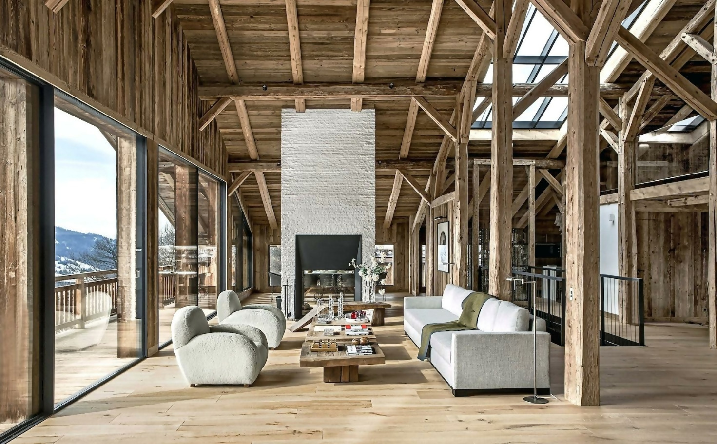 Contemporary Rustic House interior